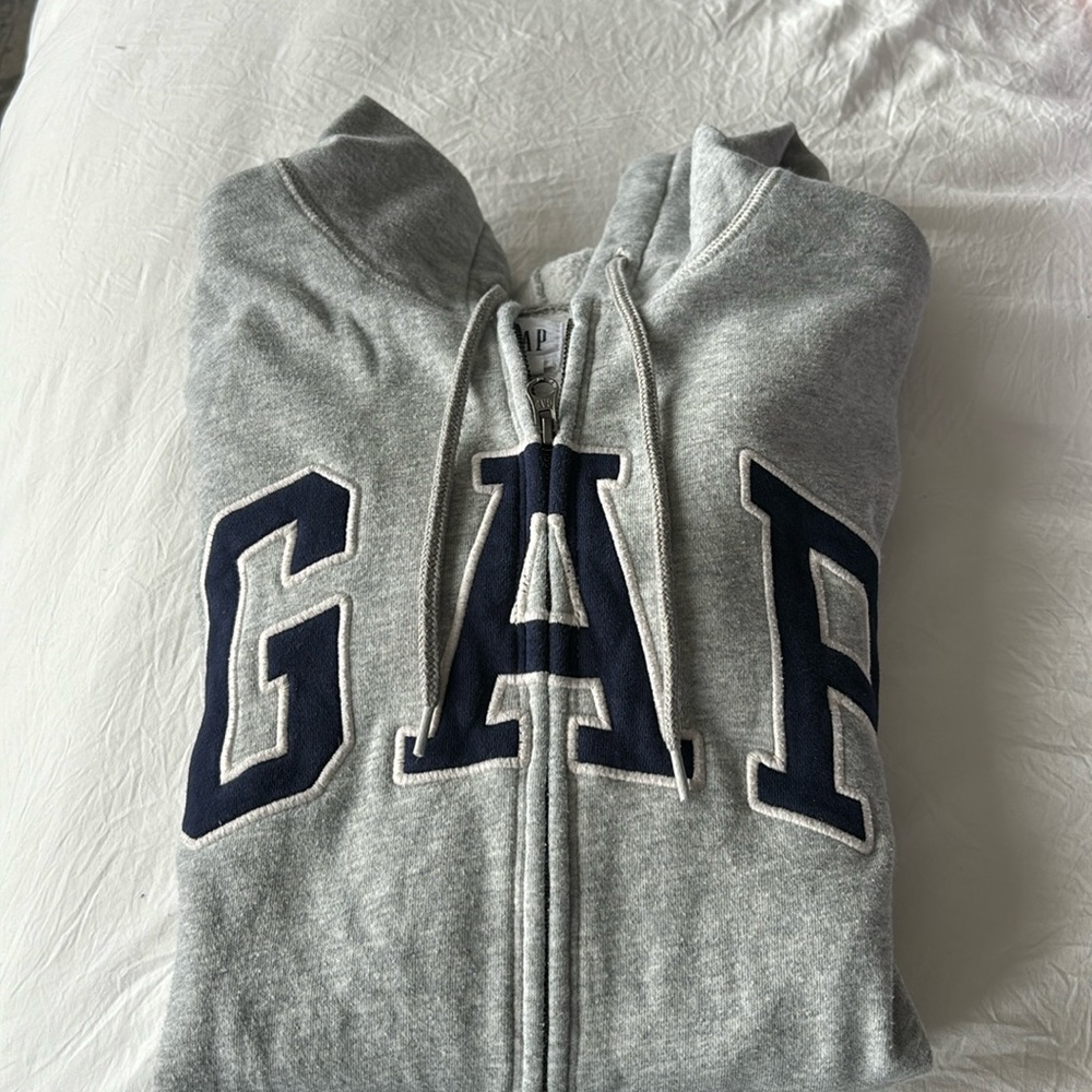 Gap Zip Grey Hoodie